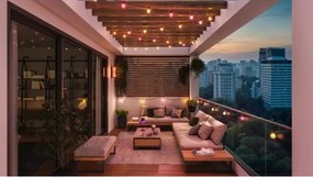 Philips - LED RGBW stmievateľný vonkajší svetelný reťazec Hue FESTAVIA 30×LED 21 m IP65