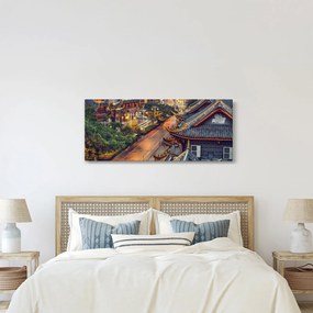 Obraz - Qintai Road, Čcheng-tu, Čína (120x50 cm)