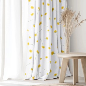 Goldea bavlnený záves - púpavy 140x150 cm