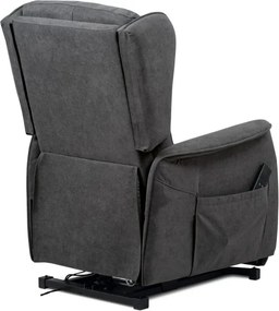 Polohovacie kreslo sivé, elektrické TV-1190 GREY2