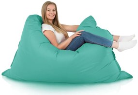 Vankúš na sedenie tyrkysový nylon