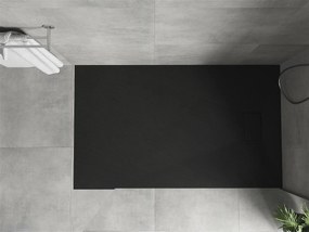 Mexen Hugo, SMC obdĺžniková sprchová vanička 140 x 90 cm, čierna matná, 42709014