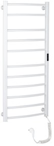 Cerano Luca, elektrický sušiak uterákov s displejom 1160x550 mm, 187W, biela, CER-LIV-W-EG-11-55