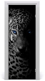 Samolepiace fototapety na dvere leopard 75x205 cm