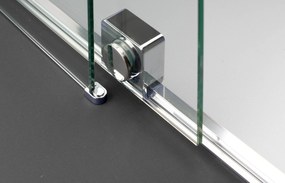 Deante Obdĺžnikový sprchovací kút Prizma 120x80 cm - KPN0P12S08, chróm - bez vaničky