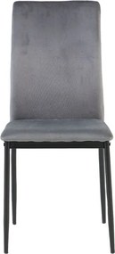 Jedálenská stolička Mette, stredne šedá látka
