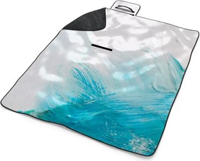 Sablio Plážová deka Abstraktné farby: 200x140 cm