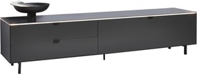 XXXLutz NÍZKA KOMODA, antracitová, 216,8/50,1/46 cm Dieter Knoll - TV nábytok - 001770000909