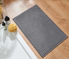 Kvalitná predložka pred sprchovací kút, antracitová