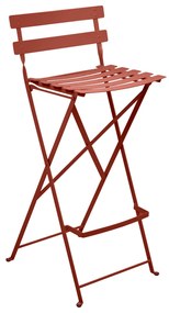 Fermob Skladacia barová stolička BISTRO - Red ochre