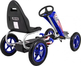 Ramiz Full Ahead AIR pedálová motokára pre deti 3+ Modrá + Nastavenie sedadla + Nafukovacie kolesá + Ručná brzda