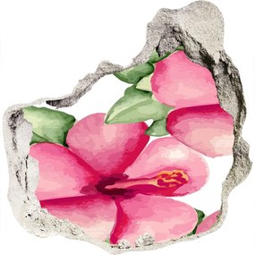 Fototapeta diera na stenu 3D Tropické kvety nd-p-105950649