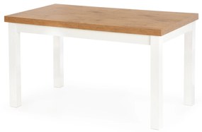 Jedálensky stôl Tango (dub lancelot + biela). Vlastná spoľahlivá doprava až k Vám domov. 1038763