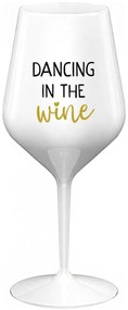 DANCING IN THE WINE - biely nerozbitný pohár na víno 470 ml