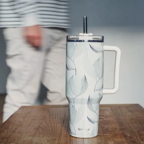 Nerezový termohrnček so slamkou Stream Cotton 1200 ml