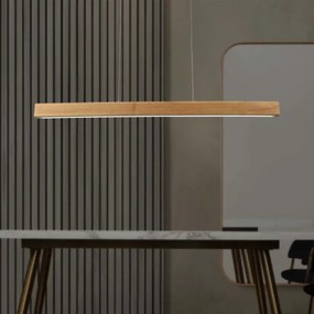 LED Luster na lanku LED/12W/230V 4000K hnedá