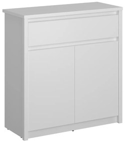 Komoda 2D1S, biela, ERODIN