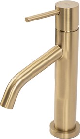 Rea Level, umývadlová batéria h-215, zlatá matná, REA-B6218