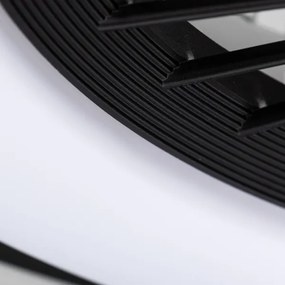 Brilagi - LED Stmievateľné svietidlo s ventilátorom RONDA LED/48W/230V čierna + DO