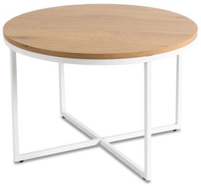 PROXIMA.store - Okrúhly konferenčný stolík HANTEL FARBA: biela