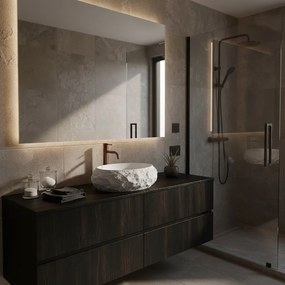 Rea Mika Ivory, umývadlo na dosku 500x380x150 mm, ecru-imitácia kameňa, REA-U7350
