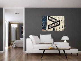 Obraz - New York ONE WAY (90x60 cm)