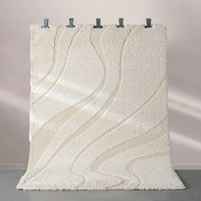 Koberec Relief cream 160x230 cm