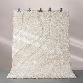 Koberec Relief cream 160x230 cm