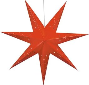 Červená závesná vianočná svetelná dekorácia Saturnus – Markslöjd