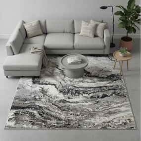 DC Koberec Exclusive 100 sivá čierna Rozmer: 240×330 cm