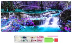 HUR DIAMANTOVÁ VYŠÍVACÍ MOZAIKA DIAMANTOVÁ MALBA 5D 50X100CM
