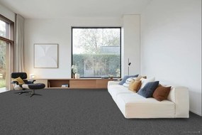 ITC, Metrážny koberec e-blitz 96, na mieru, šíře 4m, šedá, ab (mriežka), chodba / predsieň