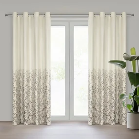 ZATEMŇOVACÍ ZÁVES NA KRÚŽKOCH TORI 140X250 CM VZOROVANÁ