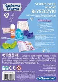 Sada na výrobu leskov Clementoni 50066 Science Fun Lab
