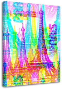 Gario Obraz na plátne Neon Paris Rozmery: 40 x 60 cm