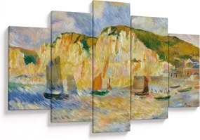 Obraz - Auguste Renoir, Sea and Cliffs, reprodukcia (150x105 cm)