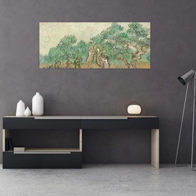 Obraz - Vincent van Gogh, The Olive Orchard, reprodukcia (120x50 cm)