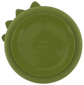 Detský silikónový tanier s prísavkou Mr. Dino