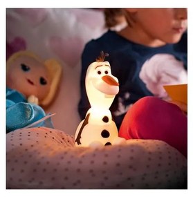 Philips 71768/08/16 -LED Otroška svetilka DISNEY FROZEN OLAF LED/0,3W/2xAAA snežak 71768/08/16