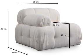 Pohovka Aria so štýlovými detailmi