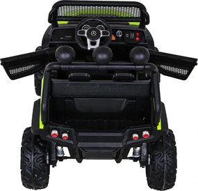 Ramiz Mercedes Benz Unimog pre deti Zelený + pohon 4x4