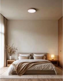 Brilagi - Kúpeľňové stropné svietidlo so senzorom CLARE 2xE27/24W/230V priemer 30 cm hnedé IP54