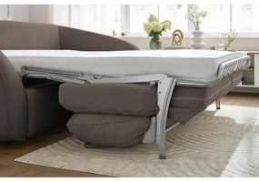 Tmavosivá rozkladacia pohovka 235 cm Cezanne – Bobochic Paris