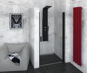 Polysan Polysan, ZOOM LINE BLACK štvorcová sprchová zástena 900x900mm, číre sklo, ZL5415B