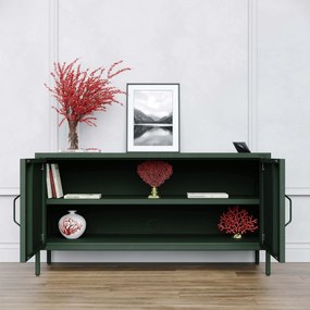 TV stolík na nožičkách ROSA, 1150 x 595 x 400 mm, Modern: fľaškovo zelená farba