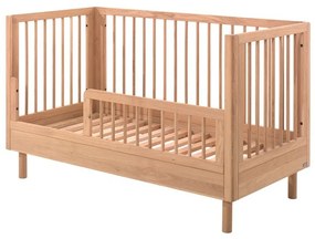 Postieľka z dubového dreva 70x140 cm v prírodnej farbe Forrest – Vipack