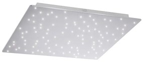 Biele stropné svietidlo 45 cm vrátane LED s diaľkovým ovládaním - Lucci
