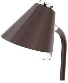 Immax 08971L - LED Stmievateľná stolná lampa FINCH LED/9W/12/230V hnedá/zlatá