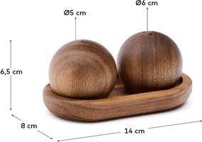 Soľnička a korenička Nukha – Kave Home