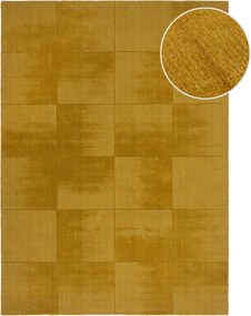 Flair Rugs, Kusový koberec Demi Check Ombre Yellow, 200x290, žltá, obývacia izba